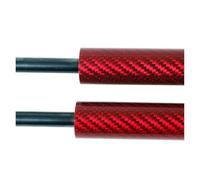 Amortiguadores Para Ford Para S-Max Mk1 2006-2014 Para MPV Varillas Soporte Elevación Maletero Cilindros Amortiguador Pistones Puntales Puerta Trasera Resortes De Gas(Red Carbon Fiber)