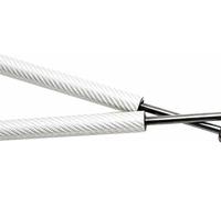 Amortiguadores para maletero de coche Amortiguadores de capó para GS L10 2013-2020, soportes elevación del delantero, puntales gas hidráulicos, amortiguadores(Silver Carbon Fiber)