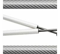 Amortiguadores Para Nissan Para Pathfinder R53 2021 2022 2023 Capó Delantero Modificar Puntales Gas Soportes Elevación Amortiguador Barra Resorte Gas Capó Motor(Silver Carbon Fiber)