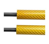 Amortiguadores para Nissan para Skyline GT-R BNR34 ER34 Coupé con Alerón 1999-2002 84430-AA400 Resortes Gas para Maletero Soportes Elevación Portón Trasero Alfombrilla Maletero(Carbon Fiber Yellow)