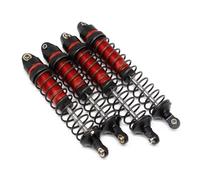 Amortiguadores RC Compatible con Arrma para Granite para Senton para Rock para Vorteks para Typhon 1/10 RC Mejora Piezas Amortiguadores Metálicos(Red)