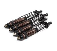 Amortiguadores RC Compatible con Arrma para Granite para Senton para Rock para Vorteks para Typhon 1/10 RC Coche Mejora Piezas Metal Amortiguadores(Chocolate)