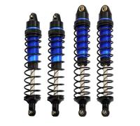 Amortiguadores RC Compatible con Arrma para SENTON para Granite para Typhon 1/10 RC para Rock Piezas De Mejora Modificación 4 Amortiguadores Metálicos(Blue)
