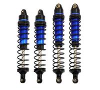 Amortiguadores RC Compatible con Arrma para SENTON para Granite para Typhon para Rock 1/10 RC Mejora Piezas 4 Piezas Amortiguadores Metálicos(Blue)