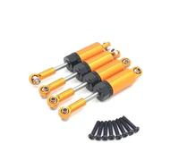 Amortiguadores RC Compatible con HS1830102 1831112 1832122 Coche Teledirigido Mejora Accesorios Piezas 65 Mm Metal Amortiguadores(Yellow)