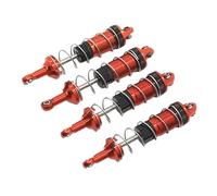 Amortiguadores RC Compatible con MN G500 RC para Rock Crawler Camión Coche Mejora Modificación Repuestos Amortiguador De Aceite(Red)