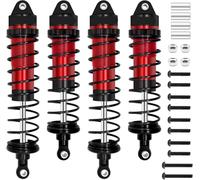 Amortiguadores RC Compatible con Rock para Granite para SENTON para Typhon 1/10 1/8 RC Camión Coche Mejora Accesorios Amortiguador(Red)