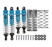 Amortiguadores RC Compatible con Tamiya para TT02B DT02 DF02 1/10 RC para Buggy Coche Mejora Piezas De Modificación Amortiguadores Delanteros Y Traseros De Aluminio(Blue)