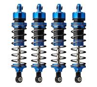 Amortiguadores RC Compatible con Traxxas para Mini para Maxx para Mini para XRT RC Coche Mejora Piezas Aleación De Aluminio Metal Amortiguadores(Blue)