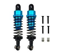 Amortiguadores RC Compatible con Wltoys para WPL para MN A959 A969 A979 K929 C14 C24 D90 D91 99S RC Coche Mejora Piezas 2 Piezas Aluminio Amortiguador(Blue)