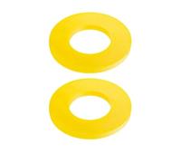 amortiguadores traseros Anillo Goma Protector Buje Amortiguador Para SEAT León Mk1 Para Toledo Mk2 Junta Capó Cojinete Delantero Superior 1998 1999 2000-2006 amortiguador delantero(2pcs yellow)