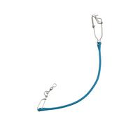 Amortisseur pour Canne de Pêche à la Traîne - Accessoire Compact en Acier Inoxydable avec Émerillon | Amortisseur de Remorquage pour Planche de Planing | Pêche Nautique Kayak Sportif Bateau