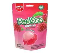 Amos Gominolas de Frutas Pack de 3 (3 x 65g) | Sabores: Melocotón, Mango, Uva, Lychee, Manzana Verde | Caramelos de Goma con Zumo de Fruta | Pack Ahorro Ideal para Regal (Raspberry)