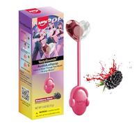 Amos Música Piruletas Chuches, 1x Zarzamora Fresa Audio Canto Piruleta Caramelos, Únicas Piruletas San Valentin Dulce Regalo, Sin Azucar Lollipop Perfecta Para Fiestas Regalo