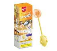 Amos Música Piruletas Chuches, Orange Naranja Sabor Audio Canto Piruleta Caramelos, Únicas Piruletas San Valentin Dulce Regalo, Sin Azucar Lollipop Perfecta Para Fiestas Regalo- 1 PCS