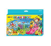 AMOS PELABLE Pinturas De Vidrio & Mancha Kit con Delineadores PK12