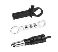 Amosfun 1 juego Adaptador de Remachadora Eléctrica de Conversión para Taladro Conector de Alta Eficiencia Instalación y Material Metálico Resistente