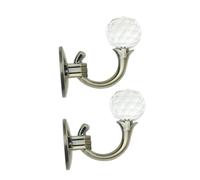 Amosfun 1 Juego Alzapaños para Cortinas de casa Gancho de Cortina térmico Ventana Barra de Cortina de Oro Ganchos de Cortina de aleación de Aluminio Ganchos para Cortinas de casa Acrílico