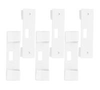 Amosfun 1 Juego Clip De Cortina Mini Persianas Clips De Cenefa para Persianas Reemplazo Reparar Pestañas Ciegas Verticales Pestañas Fijadoras De Persianas Domésticas Metal 6 Piezas