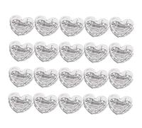 Amosfun 1 Juego Clips De Resorte para Carpetas Clips para Letreros Clips para Bolsas Clips Transparentes para Pared Clips para Oficina Decoración Regleta Abrazadera De 20 Piezas