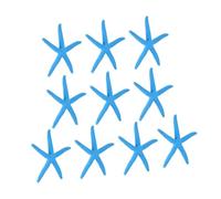Amosfun 1 Juego Estrella De Mar De Resina Decoração Casa Decoración Casa Decoración Pecera Fiesta Decoración del Océano Náutico Estrellas De Mar De Resina Adorno De Pecera Blue 10 Piezas