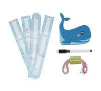 Amosfun 1 Juego Regla De Altura Magnética Tabla De Medidas Del Bebe Etiqueta De La Pared De Altura Gráfico De Altura Del Bebé Pegajoso De La Pared Niño Pegatinas Chica Niños Rompecabezas