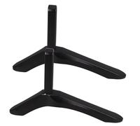 Amosfun 1 Par Base De Televisión Soporte De Soporte De TV Patas Metalicas para Muebles TV Desktop Mount Stand Repuestos De Television Partes De Televisión Aleación De Aluminio Negro