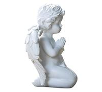 Amosfun 1 Pc Adornos De Angel Rezando Alas De Angel Memorial Estatuilla De Ángel Rezando Guardián Árbol Sauce Figuras De Angeles Orando Estudio Decoración Amatista Figurilla Resina