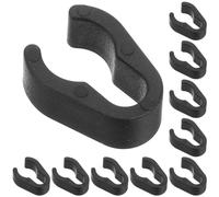 Amosfun 10 clips para micrófono, pinzas para cable de micrófono, accesorios para cables, correa de árbol para atar abrazaderas, un clip para organizador de cables, abrazaderas para cable de micrófono