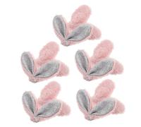 Amosfun 10 Piezas Accesorios para Cabello de Diy Diademas con Orejas para Niñas Decoración Festiva de Pascua Clips para Cabello