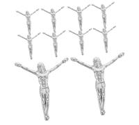 Amosfun 10 Piezas Accesorios para Joyería Religiosa Charm de Jesús para Manualidades y Decoración Espiritual
