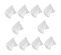 Amosfun 10 Piezas Filtro de Té Reutilizables con Malla Bolsas No Tejidas con Cierre de Cordón para Infusiones de Especias y Colador de Zumos Yogur y Leche Vegetal