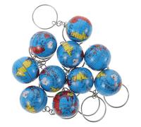 Amosfun 10 Piezas Llavero Decorativo de Planeta con Diseño Creativo y Material de Plástico para Mochila o Fiesta de Viaje, Colgante Delicado y Funcional para Llavero de Coche
