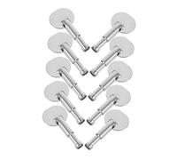 Amosfun 10 Piezas Llaves De Cuerda para Caja De Musica Repuesto De Manilla Metal para Joyeria Bolas Movimiento De Caja De Musica Giratoria De Cuerda