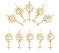 Amosfun 10 Unidades Adorno Decorativo para Iglesia y Festividades Diseño Clásico para Eventos del Hogar