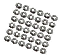 Amosfun 100 Piezas Arandelas Inoxidable Gomas Cónicas Pulidas para Tornillos Uso Interior y Exterior