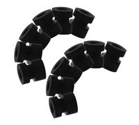 Amosfun 100 Piezas Bolas de Goma Amortiguadoras de de Silicona para Controladores Rc Absorbentes de Vibraciones para Estabilidad y Amortiguación de Cuadricópteros