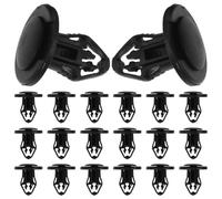 Amosfun 100 piezas Clips de Retención para Parachoques Frontales Grapas de Automotriz Sujetadores de Empuje para Motor y Chasis Compatibles con Model y Model