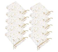 Amosfun 100 Piezas Organza con Cordón Transparentes con Diseño de Estrellas y para Joyas Bodas y Fiestas de Unidades