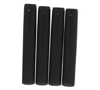 Amosfun 100 Piezas Película para sellar botellas de cubiertas superiores retráctiles de pvc de botella de vino de pvc de polivinilo Negro