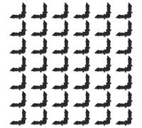 Amosfun 100 Unidades Conector de Codo de Plástico Negro para Sistemas de Riego por Goteo y Tubos de Irrigación Instalación Simple y Resistencia al Clima para Riego de Césped al Aire Libre