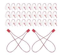 Amosfun 1000 Unidades Cordón para Colgar Etiquetas de Ropa y Precios Cierre a Presión, Cuerda de Plástico Resistente de 18x0.8 Cm Adecuado para Gestión de Inventarios en Tiendas