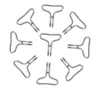 Amosfun 100piezas Gancho Coche Asiento Anclaje Asiento Ganchos Almacenamiento Accesorios Interiores Resistente