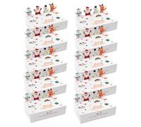 Amosfun 10piezas Cajas De Navideñas De Cartón Para y De Decoración De Fiesta Para Cumpleaños Especiales