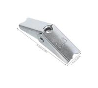 Amosfun 12 Piezas Anclajes de Palanca de Hierro Galvanizado Placas de Yeso y Fijaciones Resistentes para Colgar Lámparas Estanterías y Armarios Instalación Rápida y Versátil