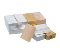 Amosfun 12 Piezas Juego de Bloques de Densidad de Latón, Hierro, Aluminio y Madera para Enseñanza en Química Demostración Fácil y Actividades Prácticas Aula
