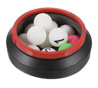 Amosfun 13 bolas de bingo numeradas de repuesto para pelotas de ping pong, pelotas de tenis de mesa para decoración de fiestas de juego con cubo de almacenamiento