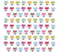 Amosfun 150 Botones de Cabeza de Perro de Dibujos Animados para Manualidades Diy, Colores Variados, Material Sintético Seguro, Ideales para Ropa Disfraces Estilo Varios estilos