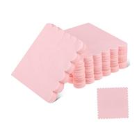 Amosfun 150piezas Servilletas Festoneadas de Papel Rosas Unidades Servilletas Desechables para Cenas Bodas y Fiestas Casa