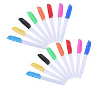 Amosfun 16 Piezas Marcador para Pizarra de Superficie Lisa, Resistente la Decoloración, Borrable, Fabricado en Plástico, Adecuado para Grupos de Estudio y Oficina